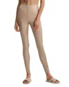 Commando Perfect Control Faux Leather Leggings In Sand