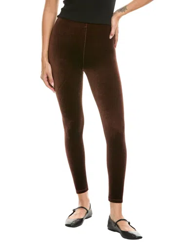 Commando Perfect Control Velvet Legging In Brown