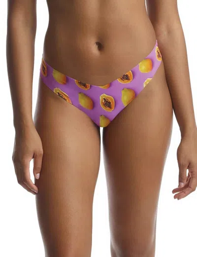 Commando Photo-op Thong Panty In Papaya In Brown