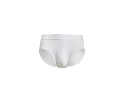 Commando Pima Cotton Brief In White