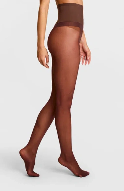Commando Premium Sheer Tights In Brown