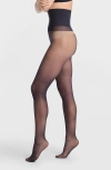 Commando Premium Sheer Tights In Navy