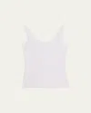 Commando Better Than Basic Rib Racerback Tank In White