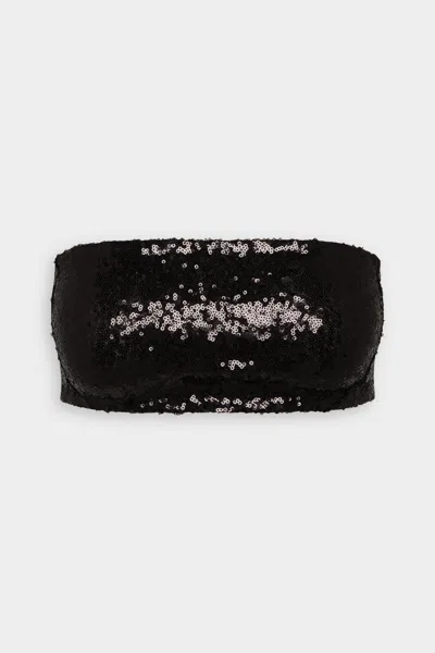 Commando Sequin Bandeau In Black