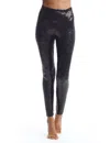 COMMANDO SEQUIN HIGH WAISTED LEGGING IN BLACK