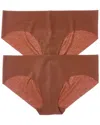 Commando Set Of 2 Bikini Bottom In Brown