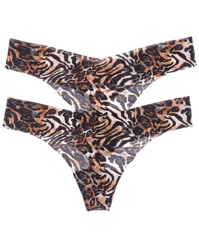 Commando ® Set Of 2 Classic Print Thong In Neutral