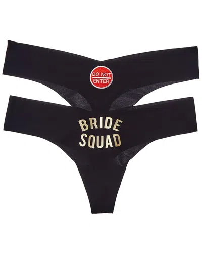 Commando ® Set Of 2 Thong In Black