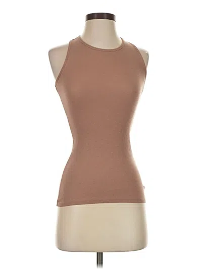 Pre-owned Commando Sleeveless T-shirt In Brown
