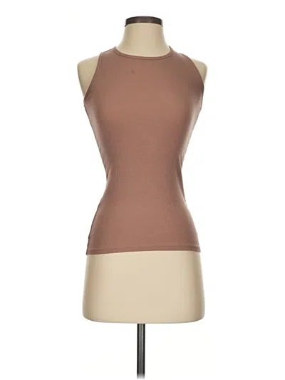 Pre-owned Commando Sleeveless T-shirt In Brown