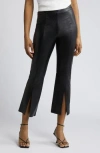 Commando Split Front Pant In Black In Black