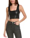 Commando ® Square Neck Crop Top In Black