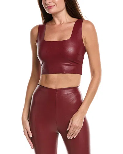 Commando ® Square Neck Crop Top In Burgundy