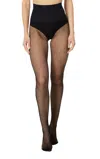 Commando Square Net Tights In Black