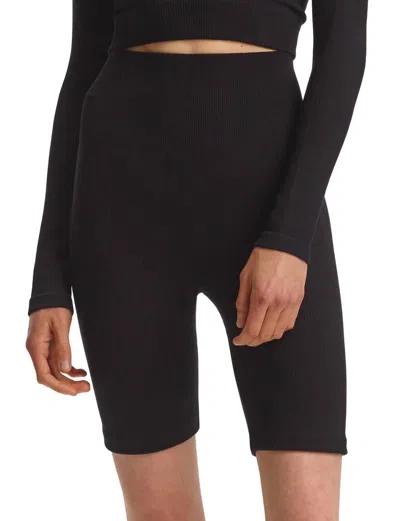 Commando Studio Rib Bike Short In Black