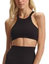Commando Studio Rib Racerback Bralette In Black