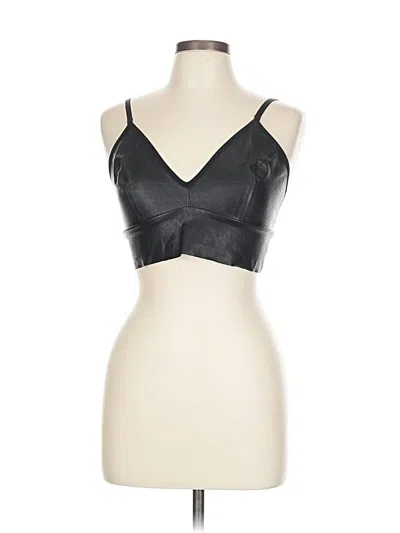 Pre-owned Commando Tank Top Black Strapless Neckline Tops