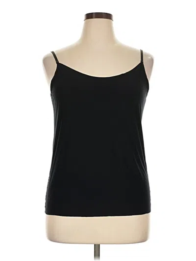 Pre-owned Commando Tank Top Black Strapless Neckline Tops
