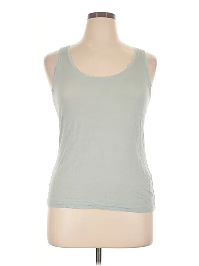 Pre-owned Commando Tank Top Green Scoop Neck Tops