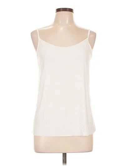 Pre-owned Commando Tank Top Ivory Halter Neckline Tops