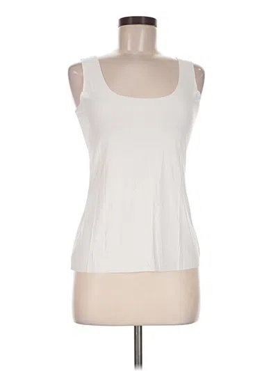 Pre-owned Commando Tank Top Ivory Strapless Neckline Tops
