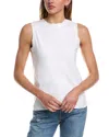 Commando Essential Muscle Cotton Thong Bodysuit White In White