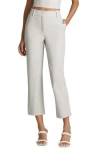 Commando Tapered Faux Leather Crop Pants In Porcelain