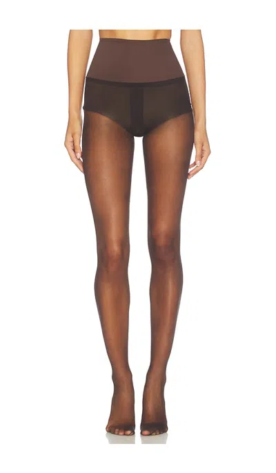 Commando The Essential Control Sheer Tights In Espresso