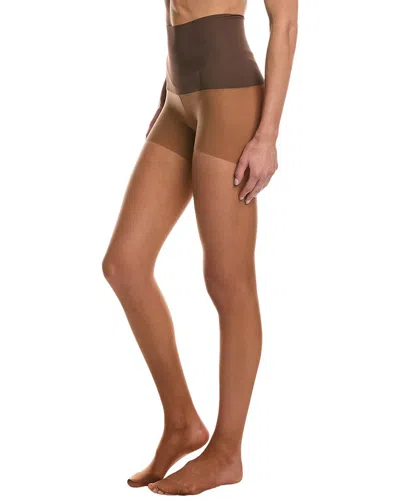 Commando The Keeper Sheer Control Tights In Brown