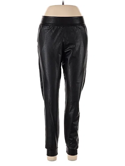 Commando Faux Leather Jogger In Black