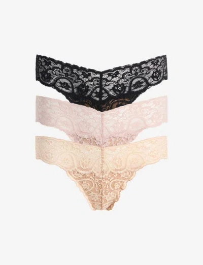 Commando Tulip Tanga 3-pack In Multi