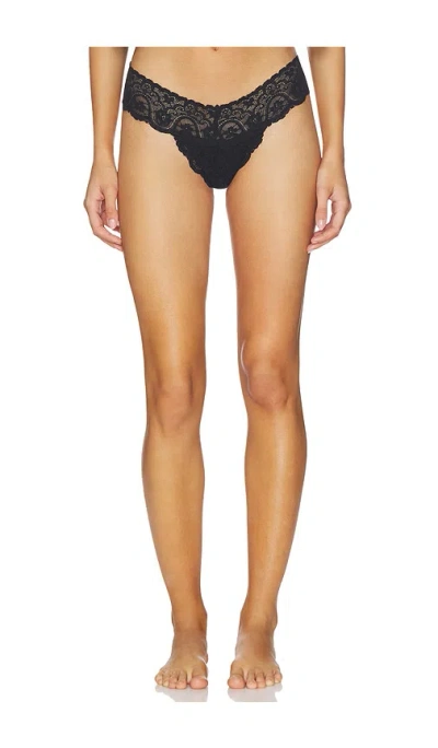 Commando Tulip Tanga Panty In Black