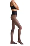 Commando Twinkle Net Tight In Black In Black