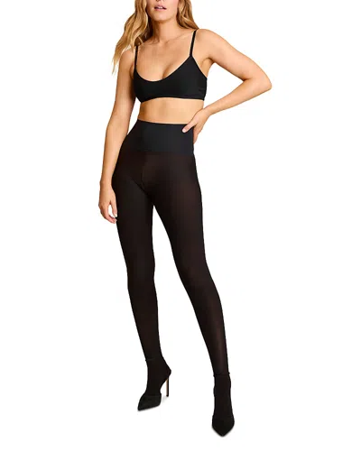 Commando Ultimate Opaque Nylon Stretch Tights, Pack Of Two In Black