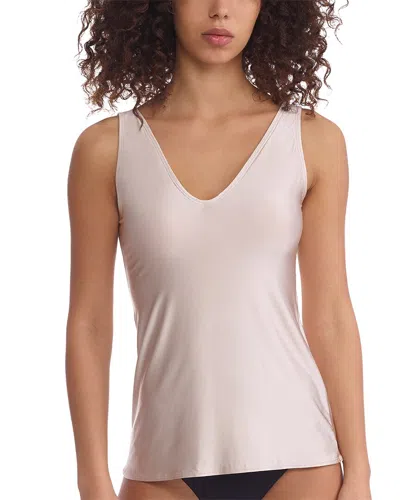 Commando V-neck Tank In Beige