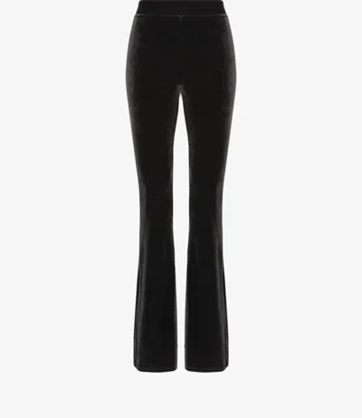 Commando Velvet Flare Legging In Black