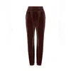 Commando Velvet Smocked Jogger In Greige In Grey