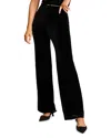 Commando Velvet Wide Leg Pants In Black