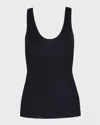 Commando Whisper Layering Tank In Black