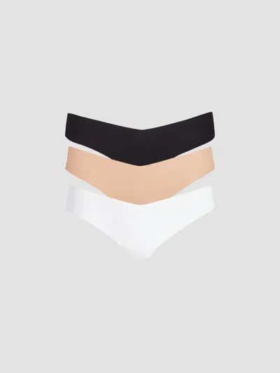 Commando Women's 3-pack Cotton Thong Set In Neutral