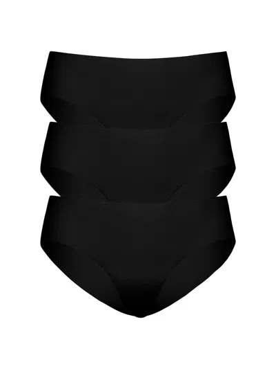 Commando Women's 3-pack Stretch-cotton Bikini Brief Set In Neutral