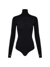 Commando Ballet Stretch-jersey Turtleneck Thong Bodysuit In Black