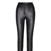Commando Women's  Faux Leather Crop Trouser, Black Slg67 In Black