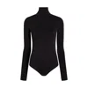 Commando Ballet Stretch-jersey Turtleneck Thong Bodysuit In Black