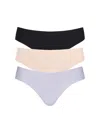 Commando Butter Assorted 3-pack Thongs In Multi