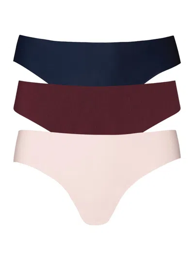 COMMANDO WOMEN'S BUTTER 3-PACK THONG BRIEFS