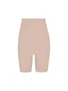 Commando Classic Control High-waisted Shorts In Beige