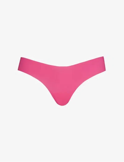 Commando Women's Classic Solid Thong In Pink