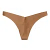 Commando Women's Classic Solid Tiny Thong In Caramel In Brown