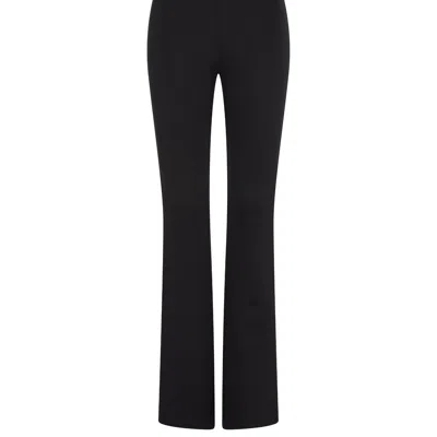 Commando Women's  Neoprene Flared Legging, Black Neo203